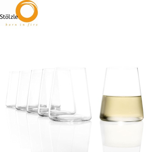 Kieliszki do wina bez nóżki to model z najnowszej linii Power firmy Stolzle Lausitz.