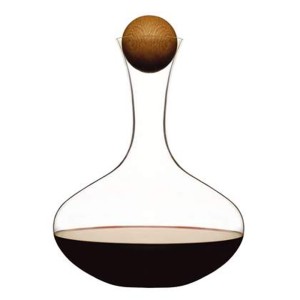 SagaForm - Nature - Karafka z dębowym korkiem, 2,0 L, 27,5 cm. 