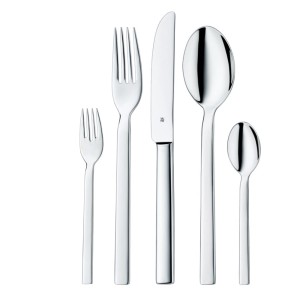 WMF Unic zestaw sztućców dla 12 osób 60 el sztućce Cromargan
