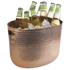 Wiaderko cooler na lód do butelek miedziany 7 L