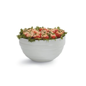 Pujadas Vollrath termoizolacyjna miska, misa biała 1,6 L. 18,4 cm.