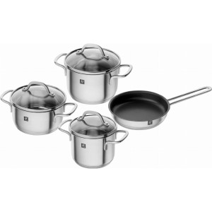 Zwilling Pico Zestaw garnków 3 szt + patelnia nieprzywierająca