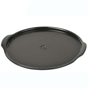 Emile Henry-Les Spécialistes kamień forma do pieczenia  pizzy ryflowany 36,5 cm.