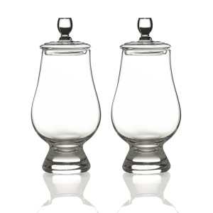 Oficjalna szklanka do whisky Glencairn Glass 2szt z pokrywkami w ozdobnym opakowaniu