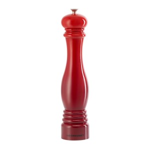 Le Creuset - młynek do soli 30 cm. wiśniowy.