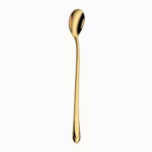 WMF Juwel Gold Brushed złote łyżeczki do latte long drinków lodów 22 cm 6 szt