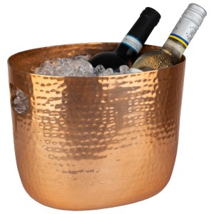 Wiaderko cooler na lód do butelek miedziany 3,9 L