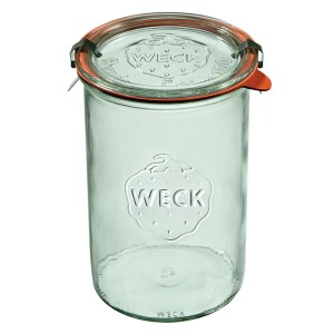WECK - słoik z pokrywką, uszczelką, zapinkami 1000 ml. 6szt. 