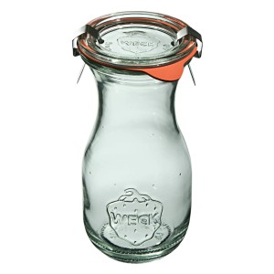 WECK - butelka z pokrywką, uszczelką, zapinkami 290 ml. 6 szt.