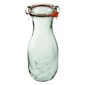 WECK - butelka z pokrywką, uszczelką, zapinkami 530 ml. 6 szt.