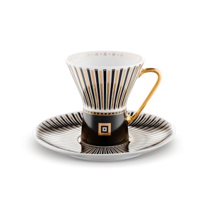 Ćmielów - jubileuszowa filiżanka ze spodkiem TALIA 150 ml.