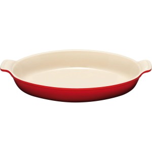 Le Creuset - Heritage  owalna forma do pieczenia 28 cm. 1,6 l. wiśniowa.