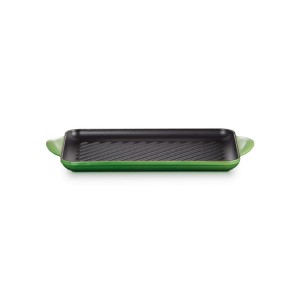 Le Creuset - Classic Collection żeliwna płyta grillowa 38,5 cm x 21,8 cm bamboo green