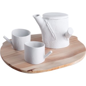 Ćmielów Design Studio - Natura zestaw do herbaty 4 el.