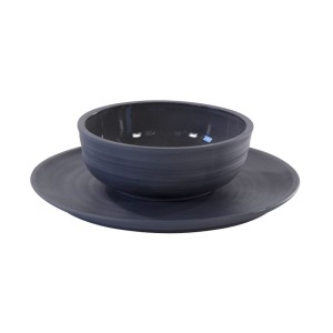 Ćmielów Design Studio - Toczony miska czarna 14,5 cm