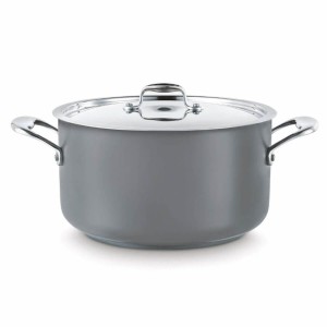 Pujadas Vollrath Cool Line Profesjonalna garnek 24 cm 5,8 L szary