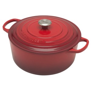 Le Creuset - SIGNATURE żeliwny garnek 30 cm. 8,1 l. wiśniowy. 