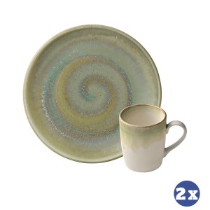 Schonwald Heart and Soul Thyme zestaw śniadaniowy dla 2 osób.