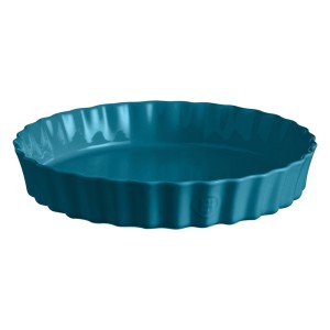 Emile Henry -  forma do wypieku tarty, ciasta 32 cm. morski 