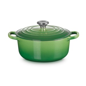 Le Creuset - SIGNATURE żeliwna owalna brytfanna 27 cm. 4,1 l. bamboo green.