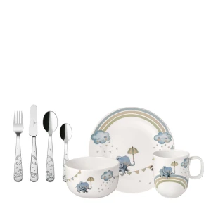 Villeroy & Boch Walk Like an Elephant zestaw sztućców sztućce dla dzieci 7 el