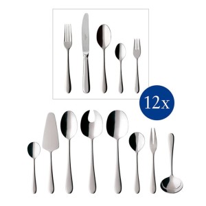 Villeroy & Boch Oscar zestaw sztućców dla 12 osób 68 el