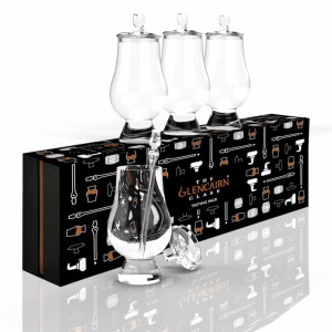 Glencairn Glass prezentowy zestaw 4 szklanek z 4 pokrywkami i pipetą