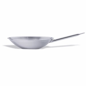 Pujadas Vollrath Wok płaskie dno 36 cm.