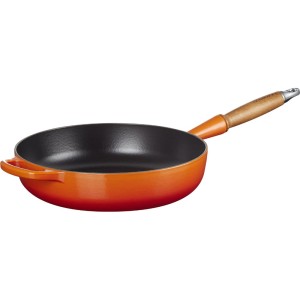 Le Creuset - SIGNATURE  Patelnia żeliwna głęboka 28 cm. płomienna.