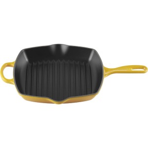 Le Creuset - SIGNATURE  Patelnia grillowa żeliwna 26 cm. nectar.