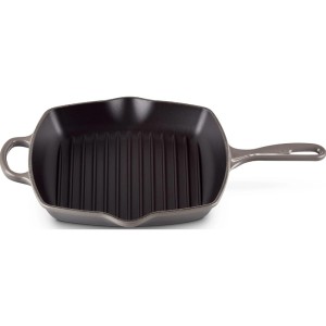 Le Creuset - SIGNATURE  Patelnia grillowa żeliwna 26 cm. flint.