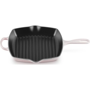 Le Creuset - SIGNATURE  Patelnia grillowa żeliwna 26 cm. shell pink.