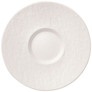 Villeroy & Boch Manufacture Rock blanc biały spodek do filiżanki do kawy cappuccino 17 cm