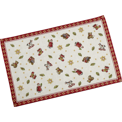 Villeroy & Boch Toy’s Delight – podkładka gobelinowa świąteczna 48x32 cm z motywem zabawek