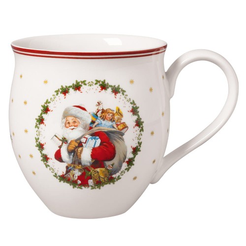 Villeroy & Boch Toy’s Delight kubek ze Świętym Mikołajem 390 ml – ujęcie produktowe na białym tle