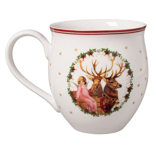Villeroy & Boch Toy’s Delight kubek ze Świętym Mikołajem 390 ml – widok z prawej strony