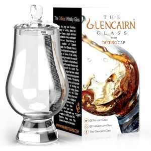 Oficjalna szklanka do whisky Glencairn Glass z pokrywką w ozdobnym opakowaniu