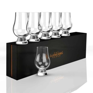 Oficjalne szklanki do whisky Glencairn Glass komplet degustacyjny 6 szt w prezentowym opakowaniu