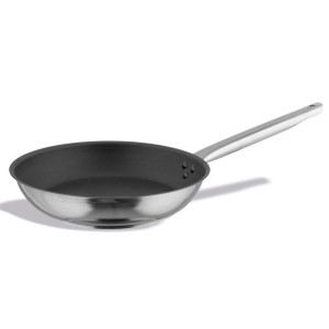 Pujadas Vollrath Inox-Pro Ergos 20 cm – Patelnia ze Stali Nierdzewnej z Powłoką Excalibur® do Indukcji