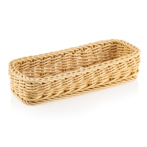 WAS Germany Koszyk na sztućce – WEAVER PRO 27 x 10 x 5 cm beżowy polipropylen