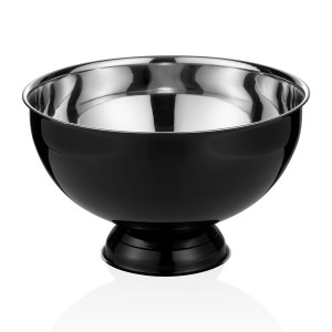 WAS Germany pojemnik na lód cooler do szampana –  38 cm 10 l czarny lakier