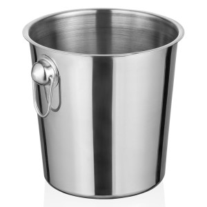 WAS Germany cooler do wina i szampana z uchwytami –  21 cm wys 20 cm stal nierdzewna