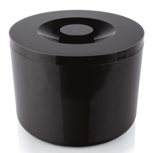WAS Germany Pojemnik na lód 10 l czarny podwójne ścianki tworzywo sztuczne