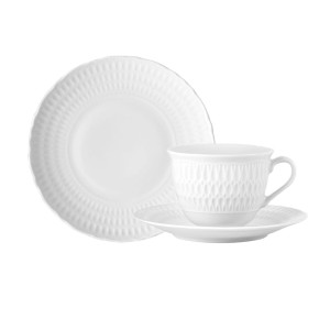Ćmielów - Sofia garnitur zestaw porcelany do kawy dla 6 osób 18 elementów.