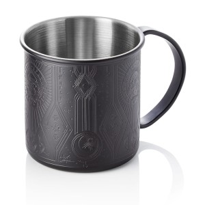 WAS Germany NOCTURN kubek Moscow Mule Tattoo – 450 ml czarny mat z tłoczeniem