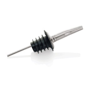 WAS Germany Nalewaki barmańskie z rurką wentylacyjną – 12 cm stal chromowo-niklowa 18/8 tworzywo sztuczne