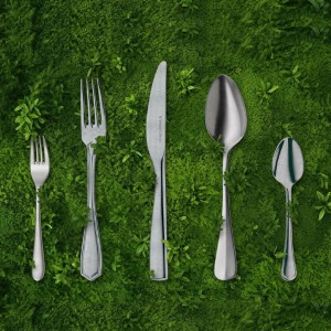 WMF – Second Life zestaw sztućców 60 el Cromargan stonewashed mix kolekcji | EKO / Zero Waste