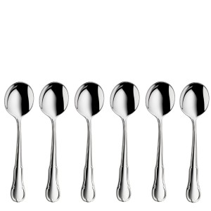 WMF Barock łyżki do bulionu kremów 17,4 cm Cromargan