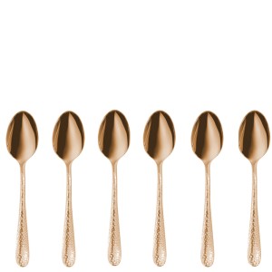 WMF Sitello Copper łyżeczka do kawy espresso 10,8 cm 6 szt