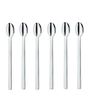 WMF Unic łyżeczki do kawy mrożonej lodów drinków 22 cm Cromargan 6 szt